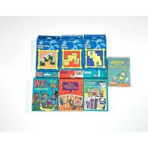 Vintage 90s Card Game Lot of 7 - Blue's Clues Wild Thornberrys Disney W3 Game